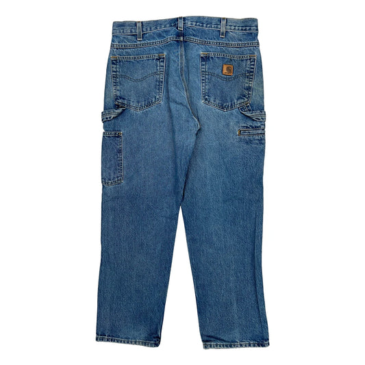 Carhartt Carpenter Jeans - 36W 30L Blue Denim