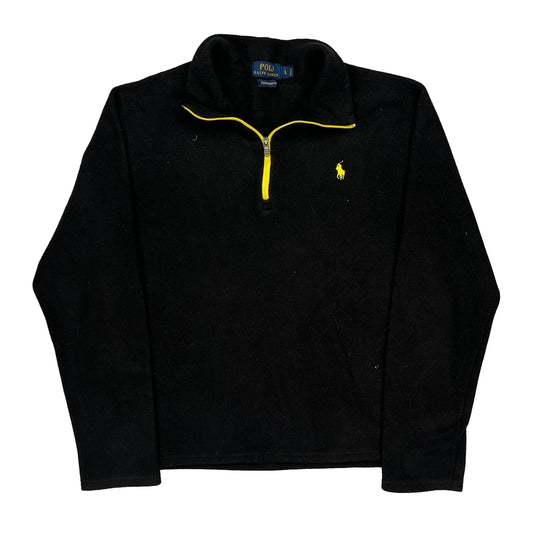 Polo By Ralph Lauren Fleece - Large Black Polyester