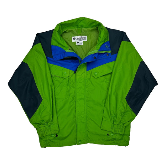 Vintage Columbia Ski Jacket - Large Green Nylon