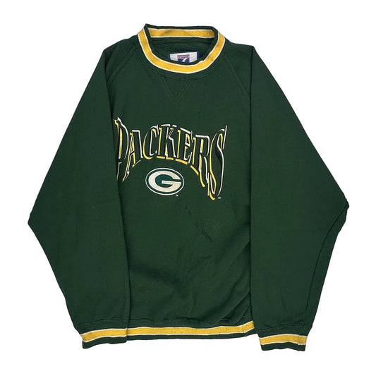 Green Bay Packers Logo 7 Nfl Sweatshirt - Medium Green Polyester Blend