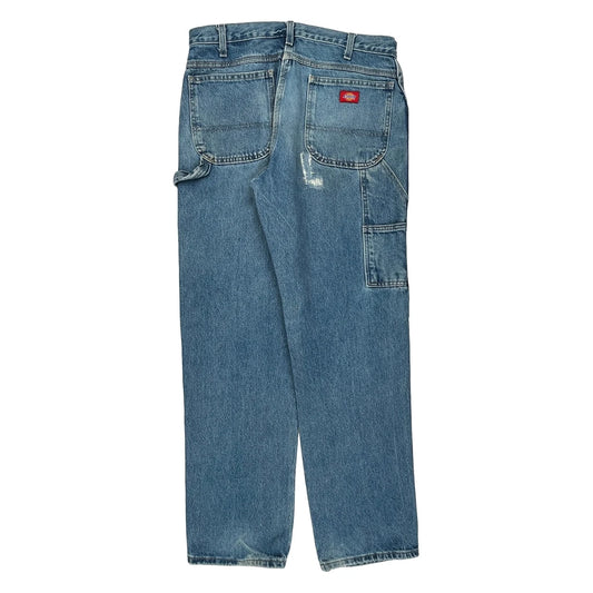 Dickies Carpenter Jeans - 34W 34L Blue Cotton