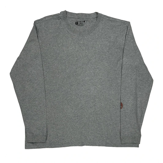 Vintage Carhartt Long Sleeve T-Shirt - XL Grey Cotton