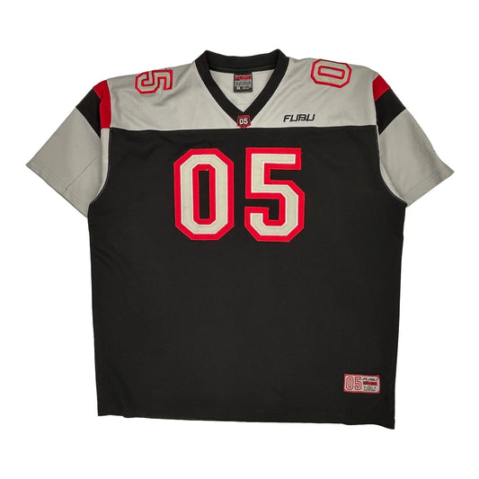 05 Fubu Football Jersey - 3XL Grey Polyester