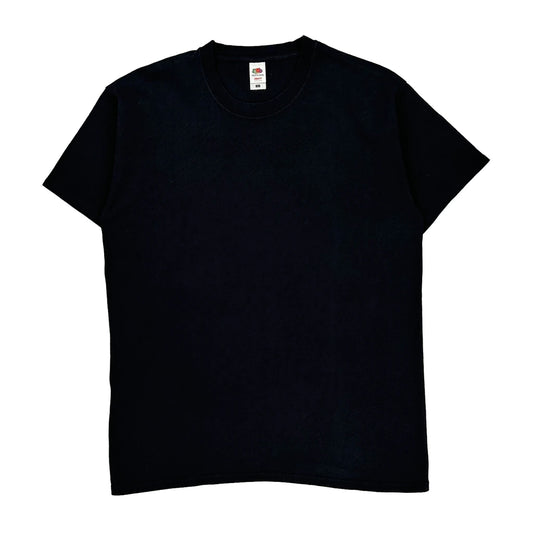 Fruit Of The Loom T-Shirt - Large Black Cotton