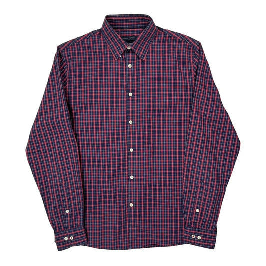Vintage Tommy Hilfiger Checked Shirt - Medium Blue Cotton