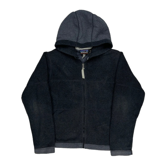 Made In USA Patagonia Synchilla Fleece Jacket - Medium Grey Polyester