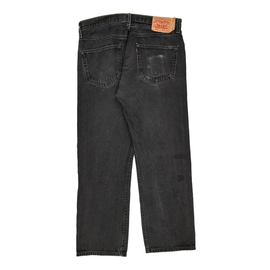 Levis Jeans - 36W 32L Black Cotton