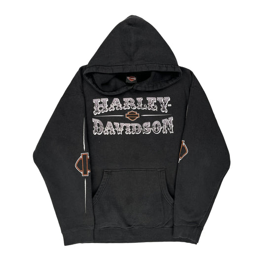 Lake City Harley-Davidson Harley Davidson Graphic Hoodie - Medium Black Cotton
