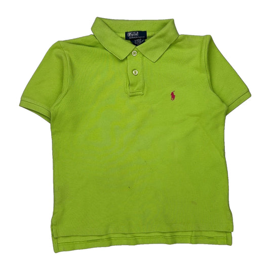 Age 6 Polo By Ralph Lauren Polo Shirt - XS Green Cotton