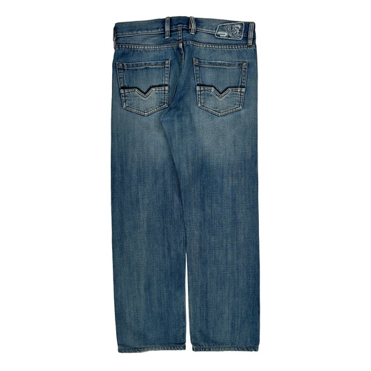 Diesel Relaxed Jeans - 34W 31L Blue Cotton