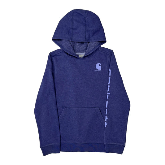 Vintage Age 14 Carhartt Hoodie - XL Blue Cotton