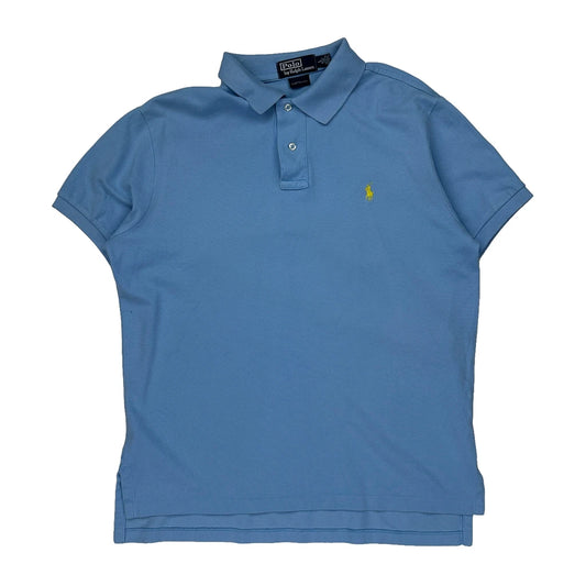 Polo By Ralph Lauren Polo Shirt - Large Blue Cotton