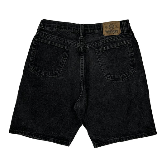 Vintage Wrangler Denim Shorts - 29W 9L Black Denim