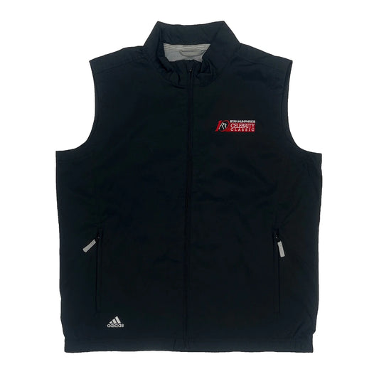 Vintage Celebrity Classic Adidas Gilet - Medium Black Polyester