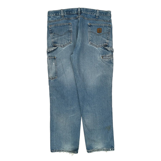 Carhartt Carpenter Jeans - 38W 30L Blue Cotton