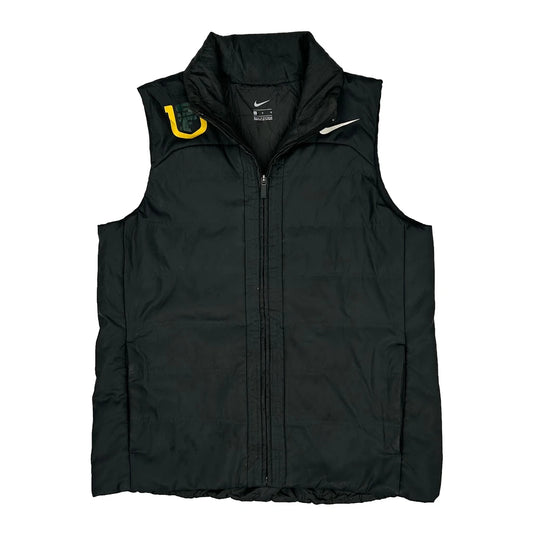 University Of Oregon Nike Gilet - Large Black Polyester