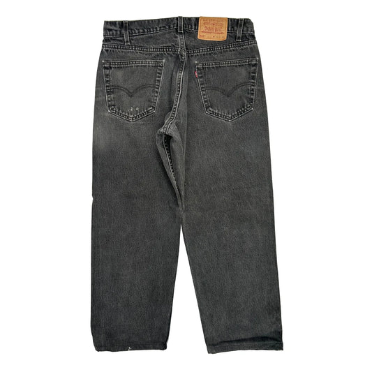 Made In USA Levis 565 Wide Leg Jeans - 32W 27L Grey Cotton