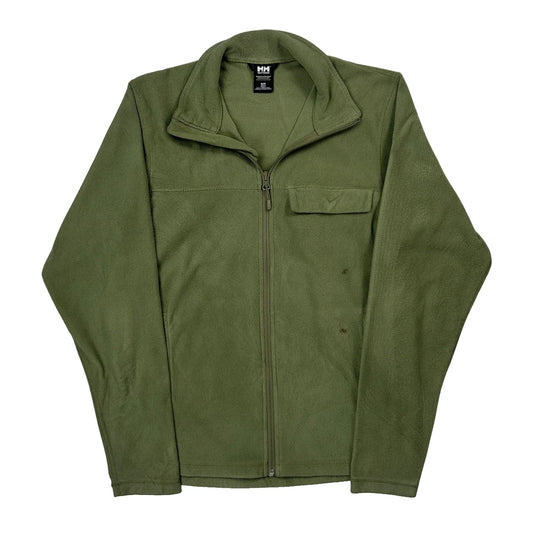 Helly Hansen Fleece Jacket - Small Green Polyester