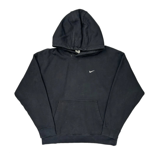 Nike Hoodie - Large Black Cotton