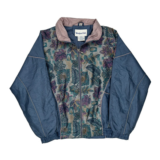 Westport Shell Jacket - Medium Blue Nylon