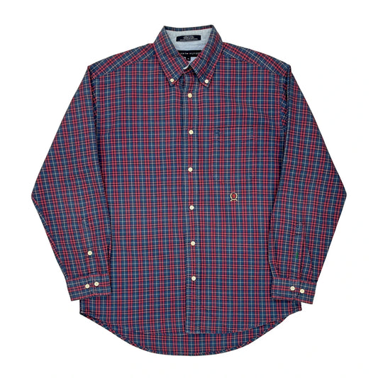 Tommy Hilfiger Checked Shirt - Medium Multicoloured Cotton