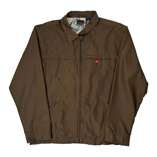 Vintage Quiksilver Jacket - Large Brown Polyester
