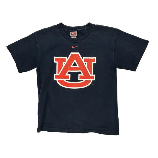 Auburn University Nike College T-Shirt - Large Navy Cotton