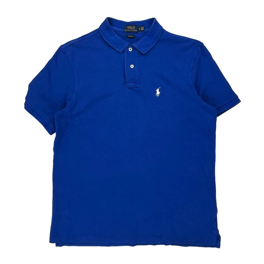 Polo By Ralph Lauren Polo Shirt - Large Blue Cotton