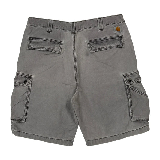 Carhartt Cargo Shorts - 38W 10L Grey Cotton