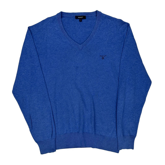 Gant Jumper - Large Blue Cotton