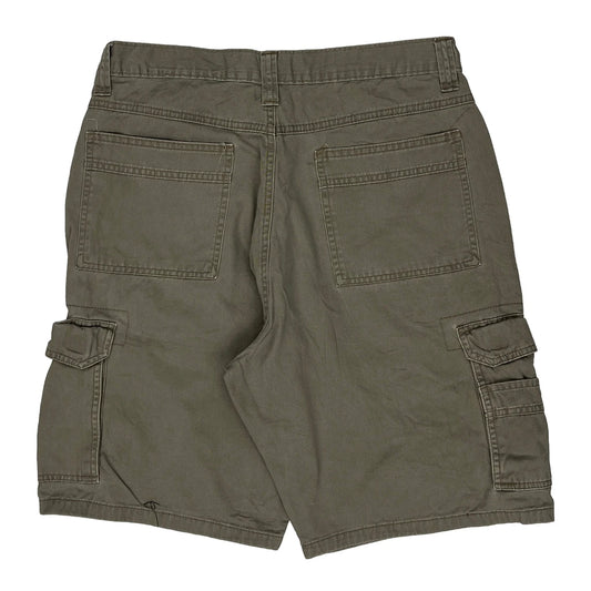 Vintage Wrangler Cargo Shorts - 32W 10L Grey Cotton