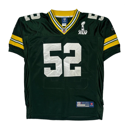 Green Bay Packers Reebok Nfl Jersey - XL Green Polyester