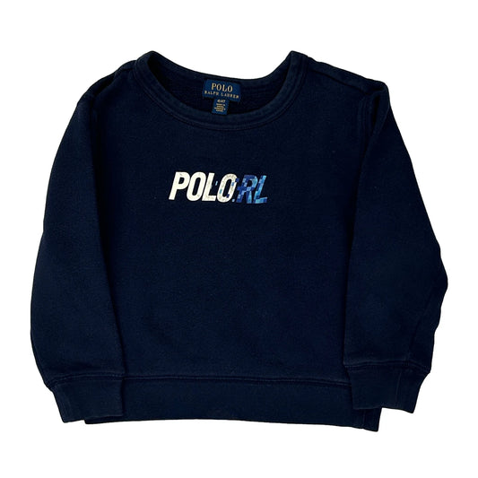Age 4 Polo By Ralph Lauren Sweatshirt - XS Navy Cotton