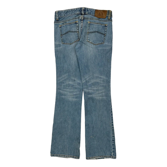 Armani Exchange Boot Cut Jeans - 30W UK 8 Light Wash Cotton