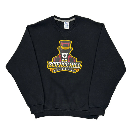 Science Hill Softball Russell Athletic Graphic Sweatshirt - Medium Black Cotton Blend