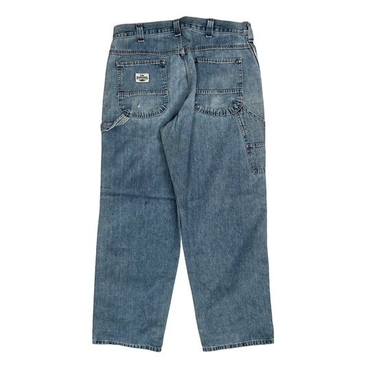 Lee Carpenter Jeans - 34W 31L Blue Denim