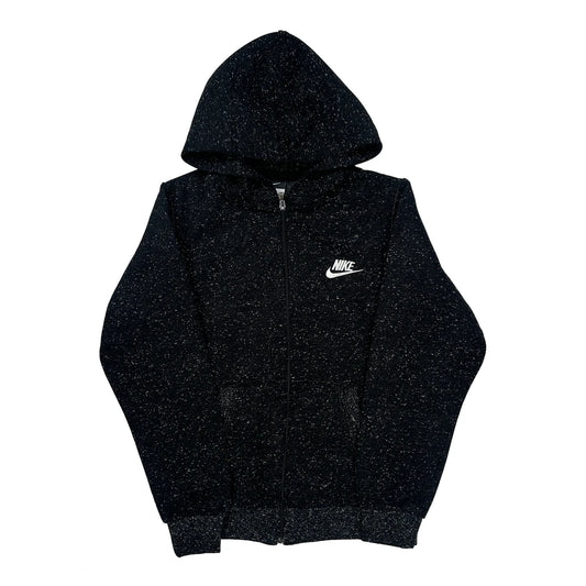 Vintage Nike Hoodie - Large Black Cotton Blend