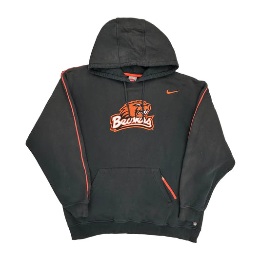 Vintage Oregon State Beavers Nike College Hoodie - XL Black Cotton