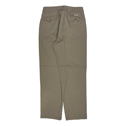 Polo By Ralph Lauren Pleated Chinos - 32W 33L Beige Cotton