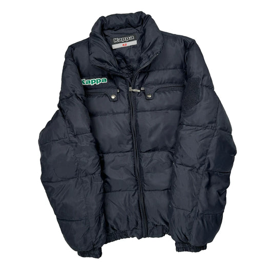 Vintage Kappa Puffer - Medium Black Polyester