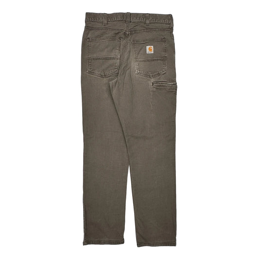 Carhartt Carpenter Trousers - 30W 32L Grey Cotton