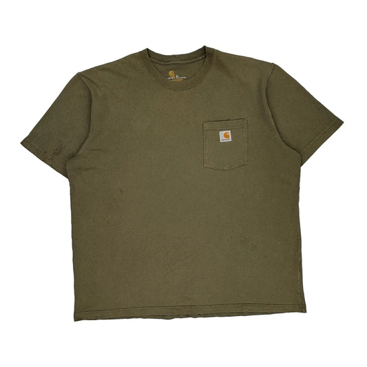 Original Fit Carhartt T-Shirt - XL Green Cotton