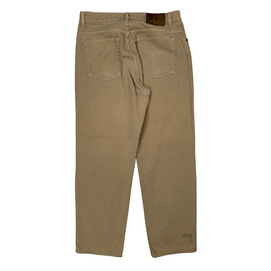 Levis Trousers - 32W 29L Beige Cotton