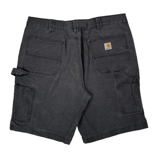 Vintage Carhartt Carpenter Shorts - 36W 10L Grey Cotton