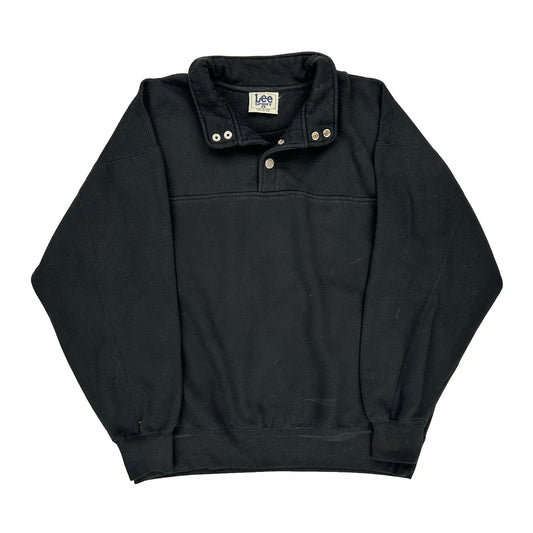 Lee Sport Sweatshirt - Large Black Cotton Blend