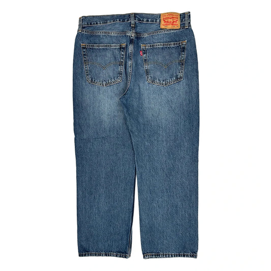 565 Levis Jeans - 37W 28L Blue Cotton