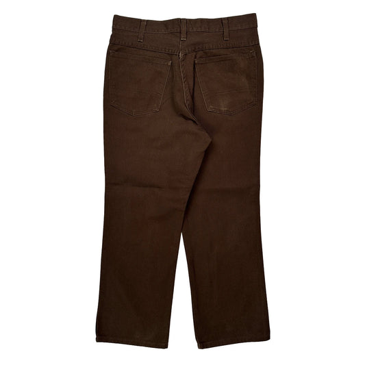 Dickies Trousers - 31W 26L Brown Cotton