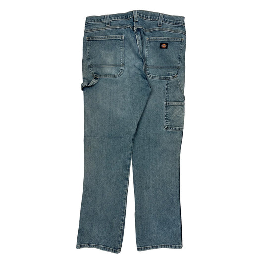 Dickies Carpenter Jeans - 35W 32L Blue Cotton Blend