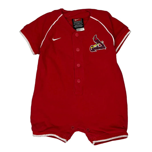 Vintage Age 6-9 Months Nike Overalls - 2XS Red Cotton