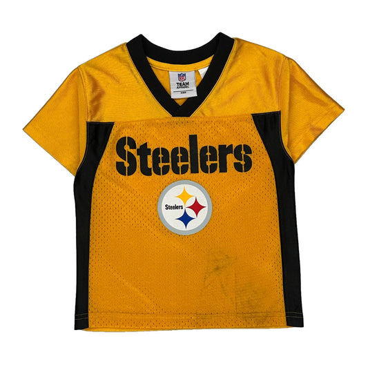Steelers, Age 4 N.F.L. Team Apparel Football Football Shirt - Small Black Polyester